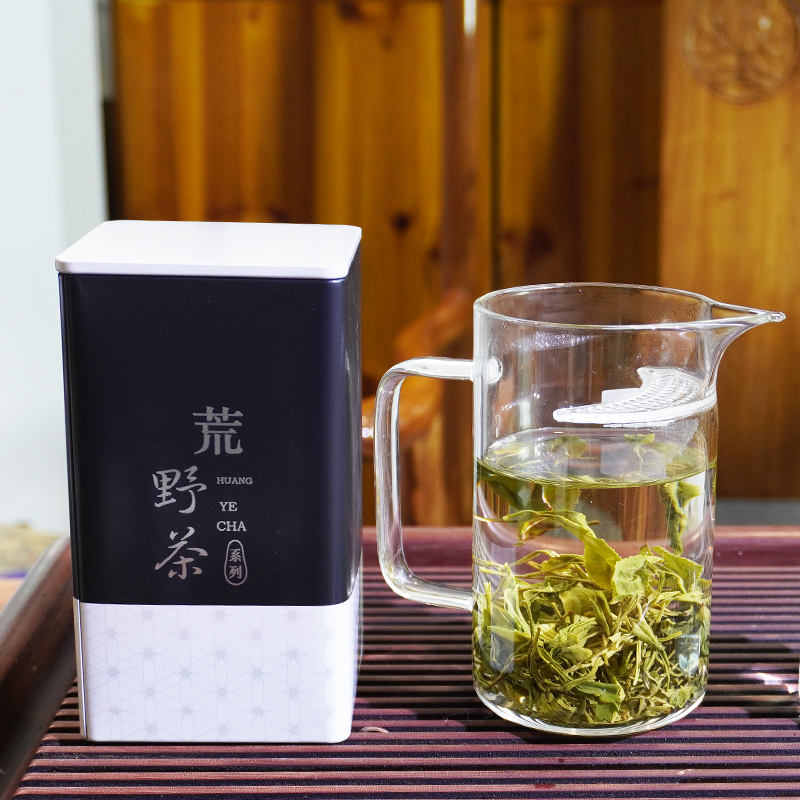 程敏轩2024年新茶黄山毛峰荒野茶黄山绿茶野茶100克一罐装 茶 黄山毛峰 原图主图