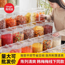 超市糖果密封盒食品展示盒货架陈列干果盒透明盒零食盒圆形食品盒