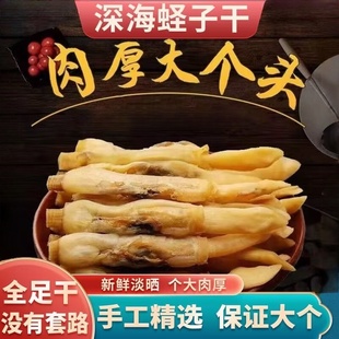 山东单头蛏干淡干蛏干野生蛏子肉蛏子干大蛏干大号新鲜干货