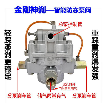 金刚神刹 工程车刹车阀泵前四后八轮自卸车继动阀6.8九米六货车