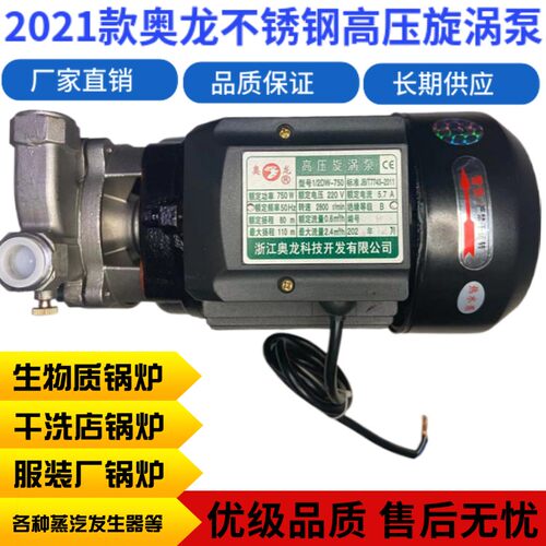 奥龙12DW750W高压铜头是水泵 高压水泵 多级水泵蒸汽发生器水泵