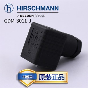 Hirschmann赫斯曼接插头插座GDM J电液控制电磁阀A型连接器 3011