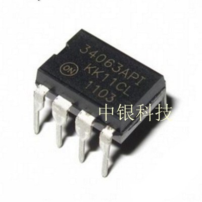 全新 MC34063直插MC34063A 1.2A DIP-8P DC稳压转换器控制器