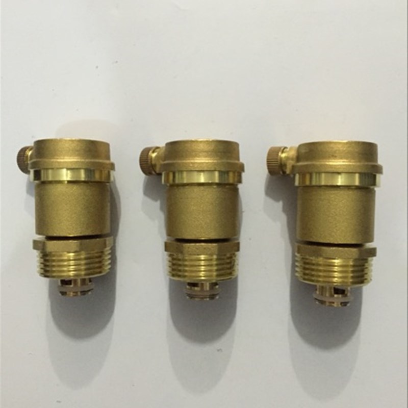 全铜自动排气阀暖气排气阀管道水管放气排气阀4分6分1寸1/23/4