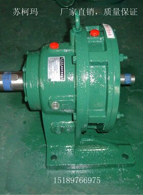 厂家直销常州苏柯玛摆线针轮减速机BWXW双出轴两头轴皮带轮传动