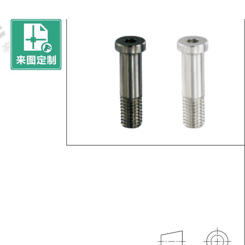 轴承止动销螺栓型BKT21BKT22BKT26BKT21-D8-H11-L20-F15转动轴销