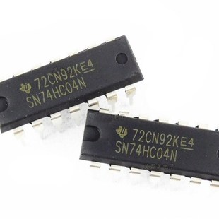 全新 SN74HC04N 六反相器 直插DIP-14 74HC04