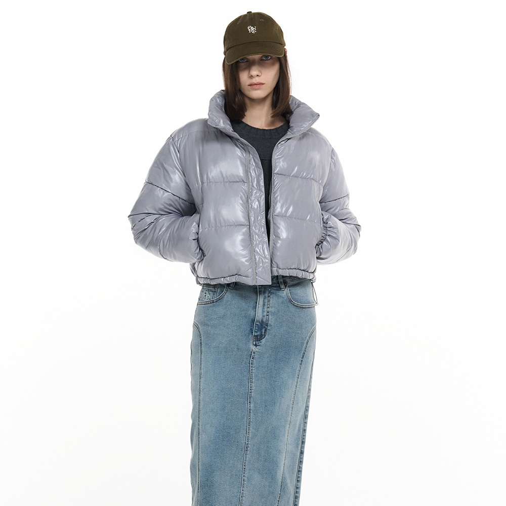 【现】General idea 星星闪钻千禧风短款棉服外套7509