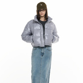 现 General idea 星星闪钻千禧风韩系休闲短款 高领棉服外套