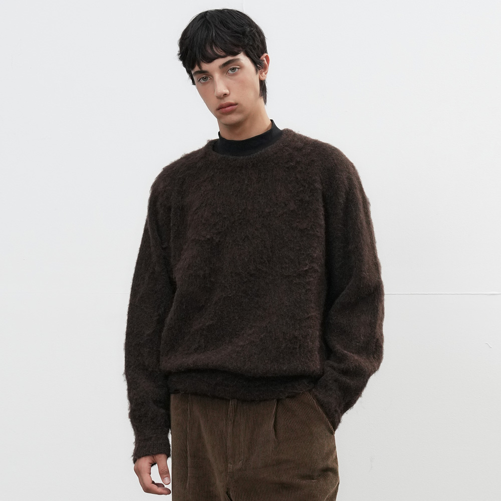 【预】GENERAL IDEA BY BUMSUK男女通用毛绒针织套头衫5010