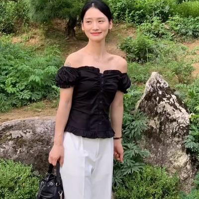 短袖女上衣夏薄款轻奢高级感