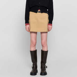 IDEA24秋通勤百搭低腰开叉迷你裙3503 GENERAL 现