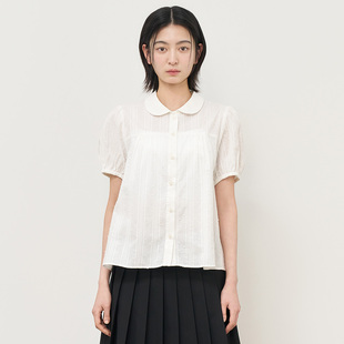 idea昭和田园小翻领泡泡短袖 General 3520 现