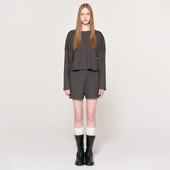 随性剪裁缝线圆领针织毛衣休闲百搭日常套装 IDEA 现 GENERAL