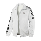 兰瑟姆三叶草2025秋冬季 冲锋衣外套男士 三条杠加绒夹克运动风衣女