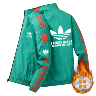 兰瑟姆三叶草2025秋冬季运动冲锋衣外套男加绒加厚棉服休闲夹克女