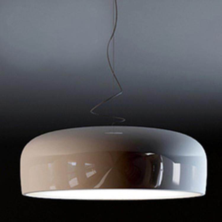 工业风铝材锅盖吊灯复古餐厅吧台酒吧单头锅盖灯具厂家供应