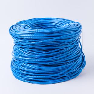 厂家超六类纯铜网线电脑线POE监控网络线CAT6E四对双绞线