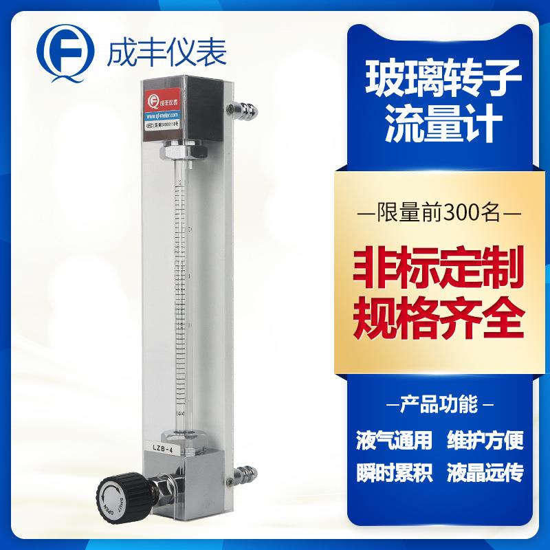 成丰厂家LZB-4F不锈钢材质玻璃管浮子流量计空气流量仪表直销