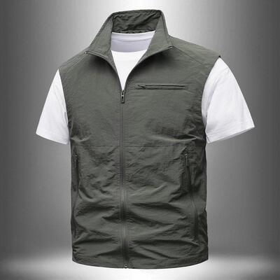 Men’s Summer Lightweight Outdoor Vest/Gilet – Casual, Brea