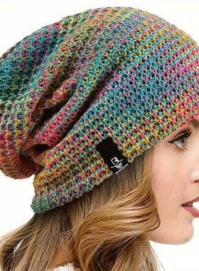 Women Warm Knit Beanie Soft Cold Weather柔软针织帽