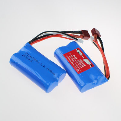 适用伟力12428 12423 12429 遥控车27B配件锂电池充电器1500mah 2