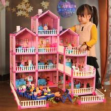 小猪儿童佩奇过家家玩具佩琪公仔女童车一家四口房子玩偶套装女孩
