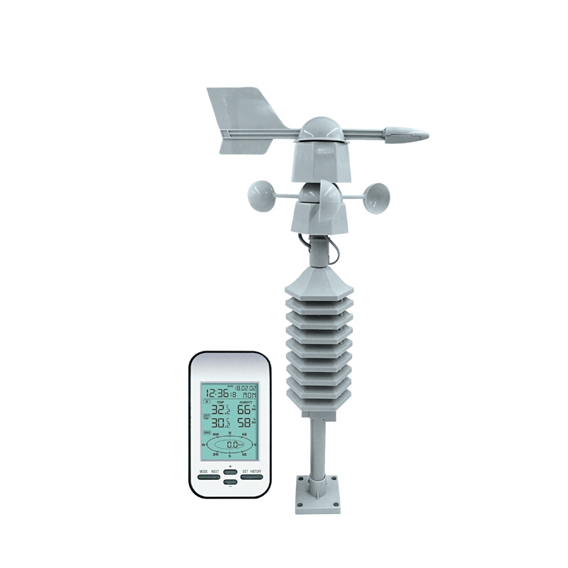 爆款专业级小型气象站WS0232天气预报仪无线气象仪温湿度计包邮q.