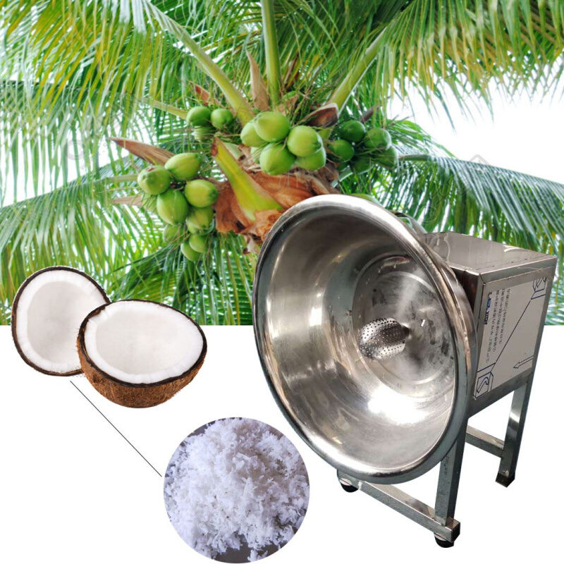 海南电动小型商用304不锈钢椰子挖肉取肉机刨椰丝机-封面