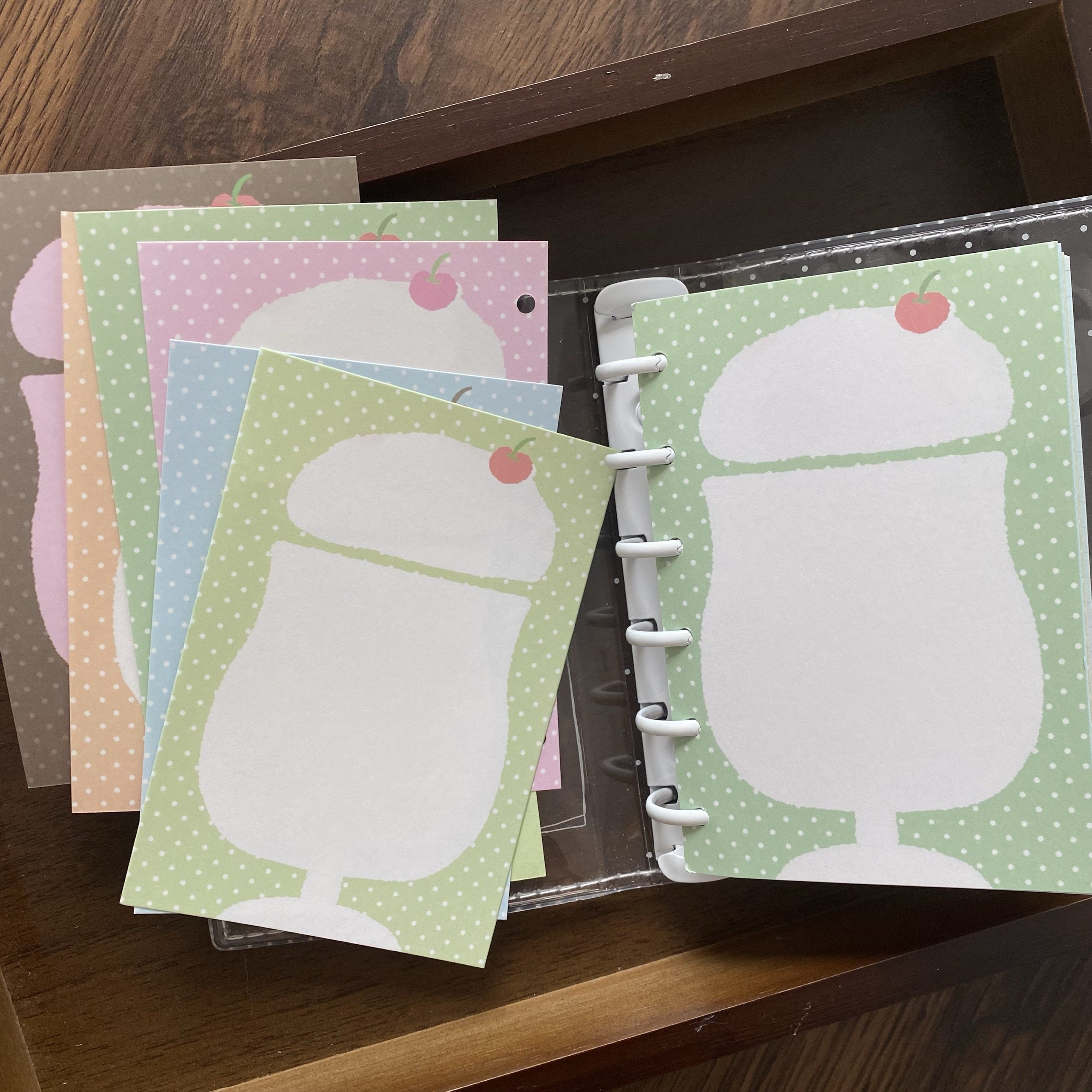 盐系便签分装A7 和 m5 苏打便签内页 手帐本活页纸双面印刷无孔