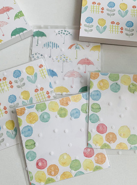 分装便签 星灯社纸博限定便签 seitousha花草手帐便签