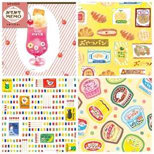 分装便签 超美 日本古川纸工便签分装复古雪芭苏打汽水美浓便签