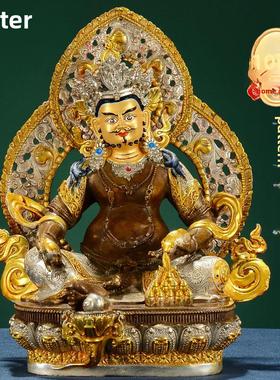 欧斯特 全铜摆件《黄财神铜像》家用客厅家居饰品五路财神像10寸