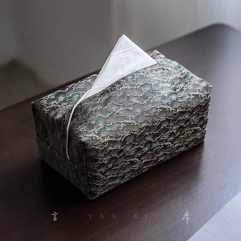 新中式居家布艺纸巾盒禅意宋锦桌面纸巾套轻奢宫廷风高级感抽纸盒,收纳整理,纸巾套,淘宝优惠券,粉丝福利购,淘宝优惠卷