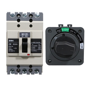 100塑壳断路器数控机床开门断电 直接旋转手柄NSC电源联锁开关SM4