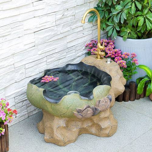 户外庭院拖把池花园洗手池台盆院子水池浇花室外阳台墩布池水槽