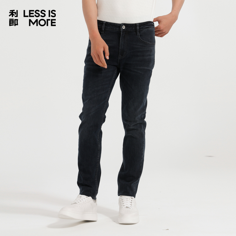 【商场同款】利郎奥莱牛仔裤男2025冬新款时尚通勤百搭裤Q4DNZ107