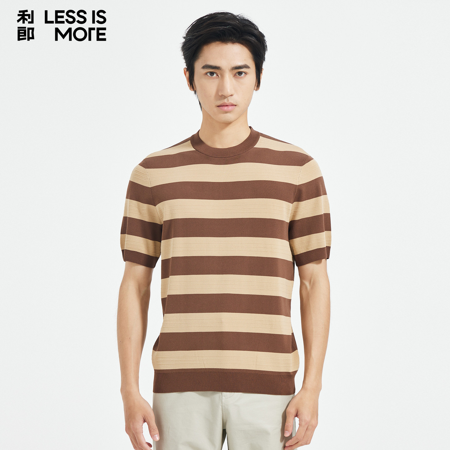 【经典伊力特】利郎奥莱短袖t恤衫2026年夏新款时尚休闲圆领短t男