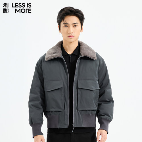 【商场同款】利郎奥莱羽绒服2025青年商务冬季新款保暖抗寒外套男