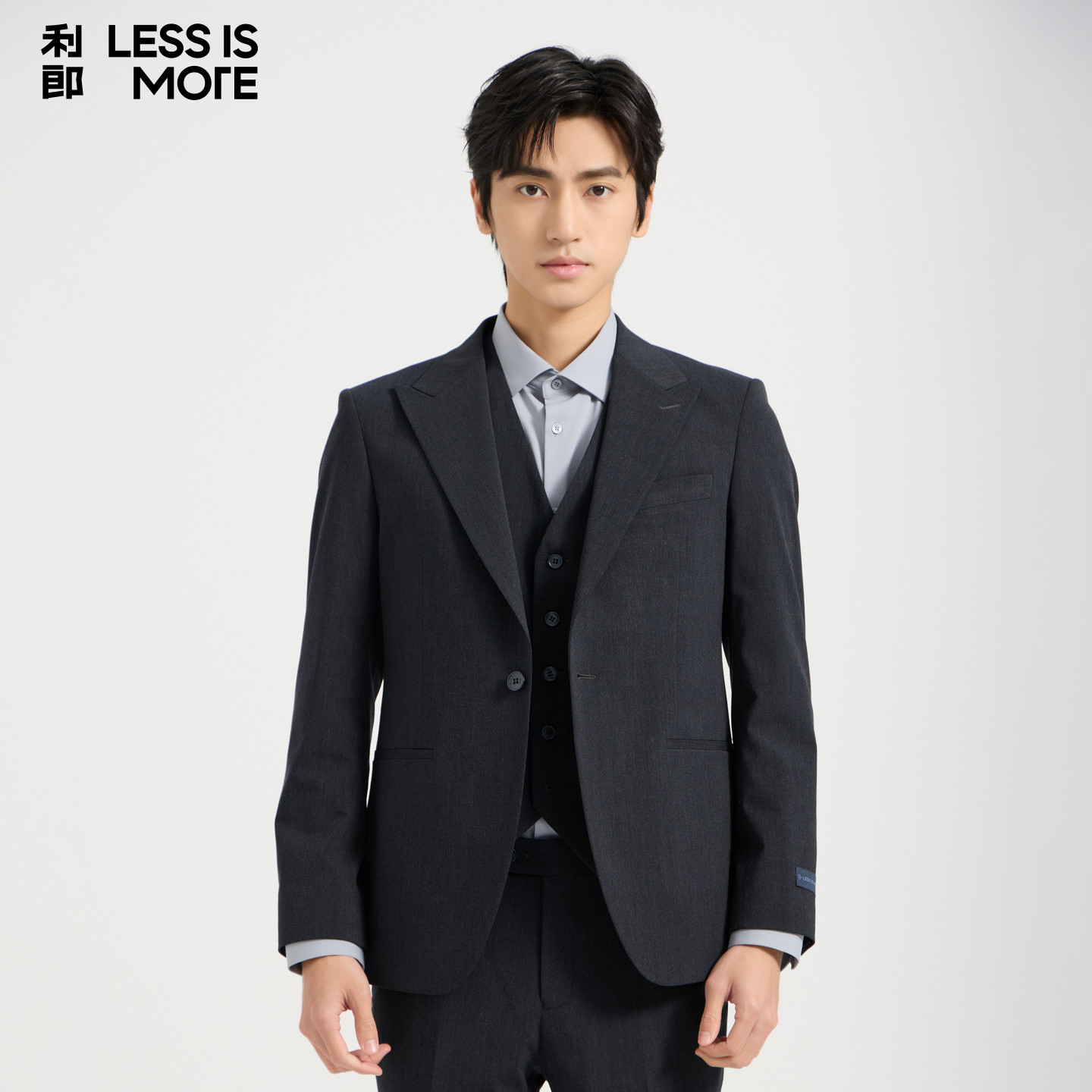 【商场同款】利郎奥莱西服套装2026秋季新款三件套时尚修身西装男