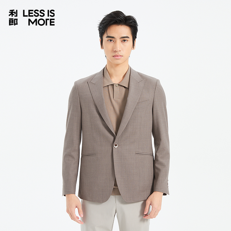 【精仿羊毛】利郎奥莱单西2025秋季新款时尚休闲西装外套A5CDX91