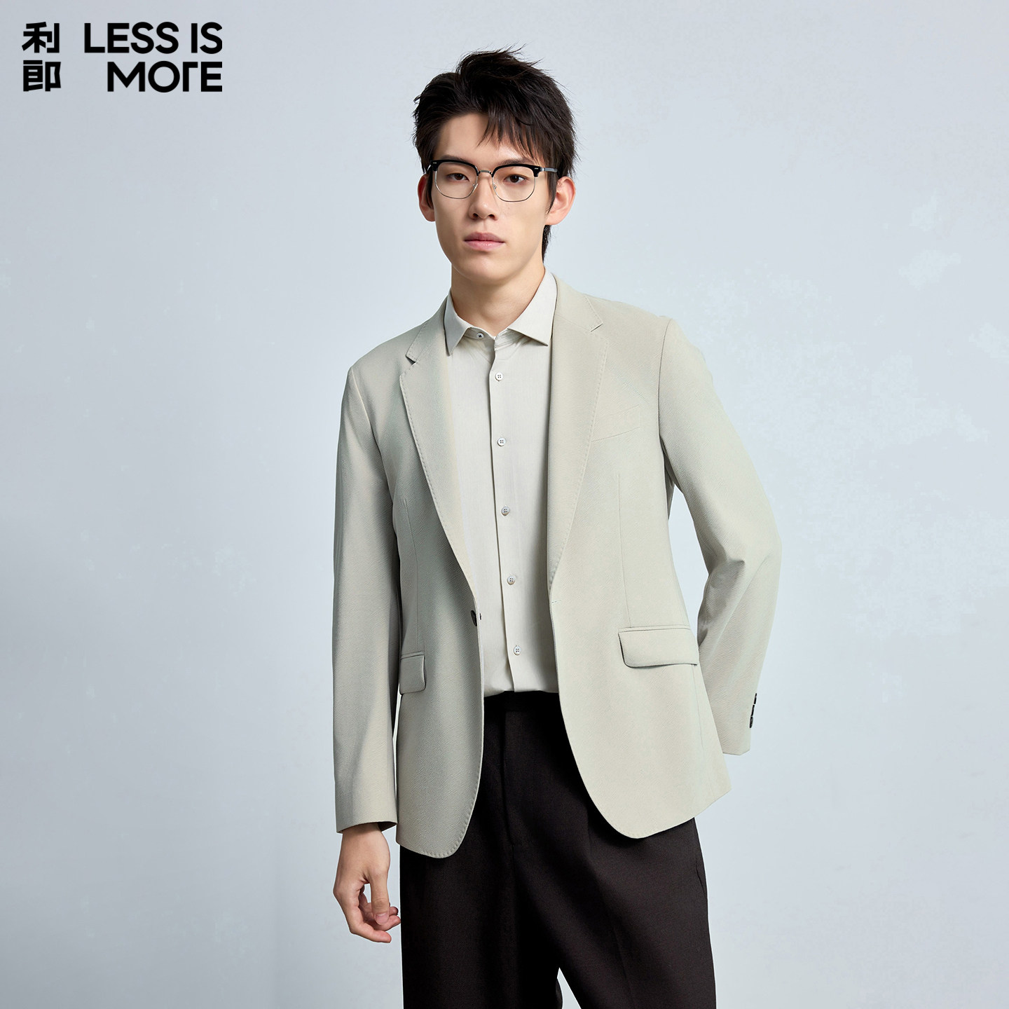 【肌理斜纹】利郎奥莱单西2026春季新款时尚休闲百搭西装男士外套