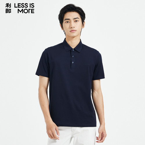 【桑蚕丝混纺】利郎奥莱短袖polo衫2026年夏新款翻领休闲时尚上衣