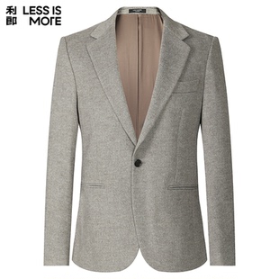 羊毛混纺 休闲百搭西装 利郎奥莱单西2025冬季 时尚 外套男士 新款