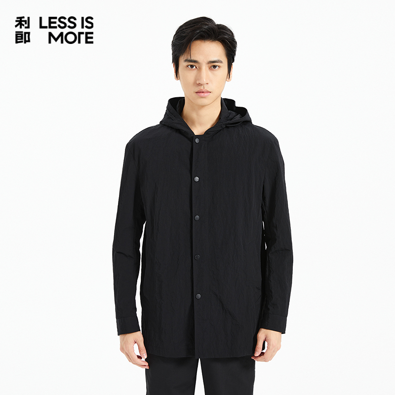 【尼龙化纤】利郎奥莱风衣2025秋季新款商务休闲弹力风衣外套男
