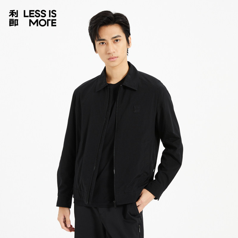 【周翔宇联名款】利郎奥莱夹克男2026春季翻领时尚商务休闲外套男