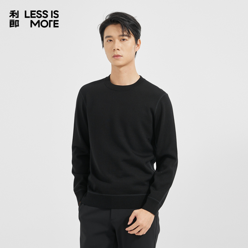 【商场同款】利郎奥莱毛衣2025冬季新款时尚保暖针织毛衫Q4DMS013