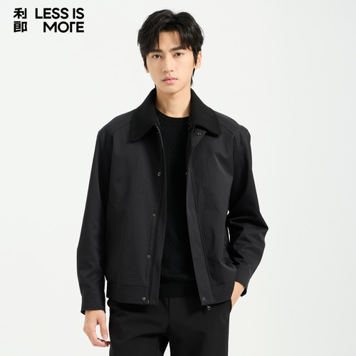 【商场同款】利郎奥莱夹克男2026秋季新款翻领时尚商务休闲外套男