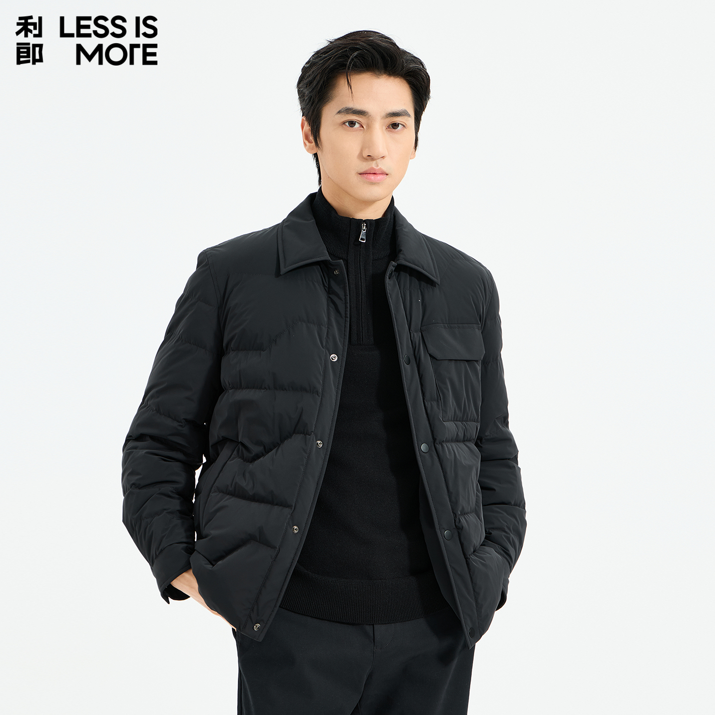 【青年通勤】利郎奥莱羽绒服2025冬季新款时尚休闲保暖抗寒外套男