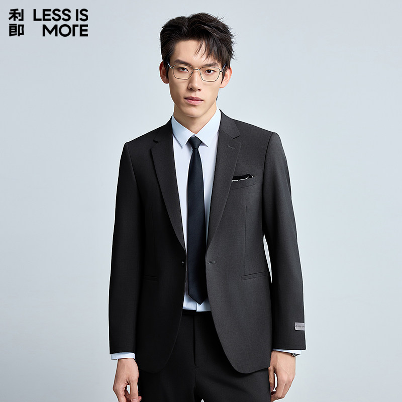 【双弹西服】利郎奥莱西服套装2026春季新款两件套时尚修身西装男